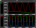 Decorative waveform illustration.